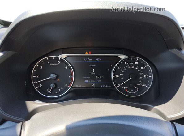 1N4BL4DV7TN304615 2026 NISSAN ALTIMA Gray Вид щитка приладів