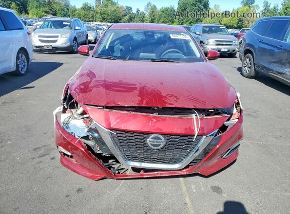 1N4BL4DV8MN371483 2021 NISSAN ALTIMA Maroon წინა ხედი
