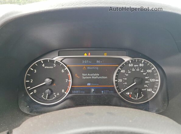 1N4BL4DV8RN302865 2024 NISSAN ALTIMA Silver Вид щитка приладів