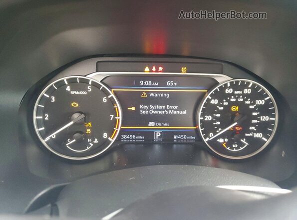 1N4BL4DV8SN351554 2025 NISSAN ALTIMA Black ხელსაწყოთა პანელის ხედი