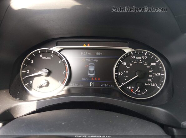 1N4BL4DV9PN339064 2023 NISSAN ALTIMA Black უკანა სავარძლების ხედი
