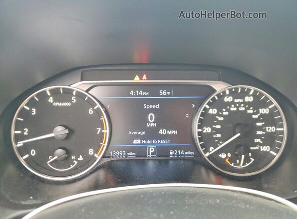 1N4BL4DV9SN393733 2025 NISSAN ALTIMA White ხელსაწყოთა პანელის ხედი