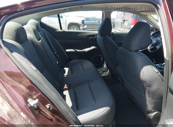 1N4BL4DV9SN403290 2025 NISSAN ALTIMA Maroon Vista de la etiqueta del VIN
