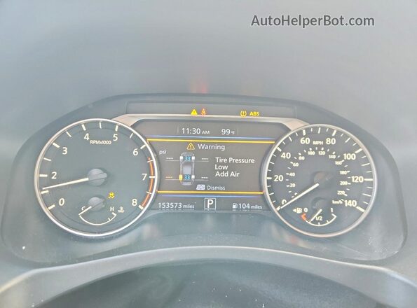 1N4BL4DVXMN336508 2021 NISSAN ALTIMA Gray Instrument cluster view
