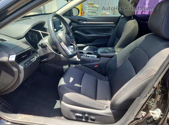 1N4BL4DVXMN352952 2021 NISSAN ALTIMA Black წინა სალონის ხედი