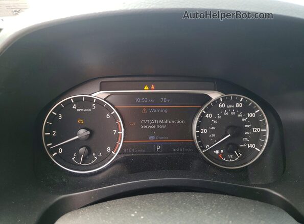 1N4BL4DVXMN356662 2021 NISSAN ALTIMA Gray Սարքավորումների վահանակի տեսք