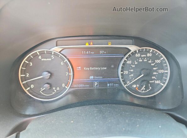 1N4BL4DVXMN363787 2021 NISSAN ALTIMA Black Widok zestawu wskaźników