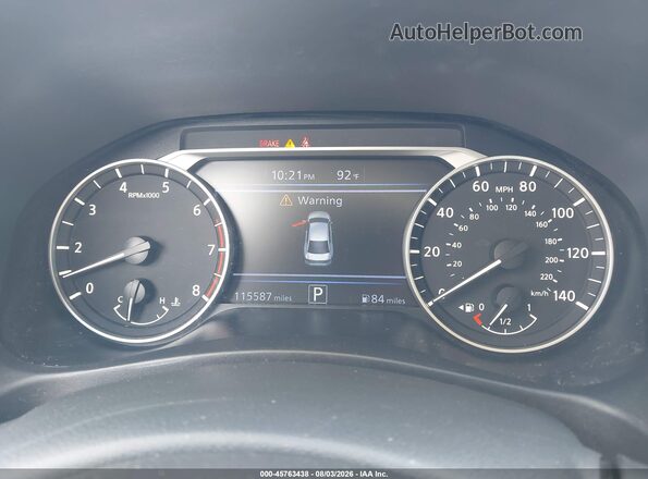 1N4BL4DVXNN346537 2022 NISSAN ALTIMA Красный Вид задних сидений