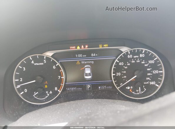 1N4BL4DVXNN379148 2022 NISSAN ALTIMA Black Հետևի նստատեղերի տեսք