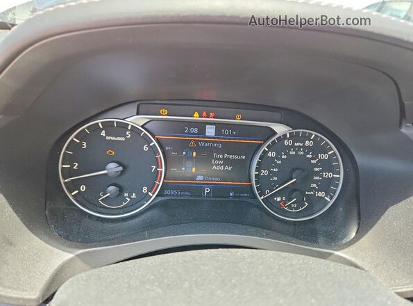 1N4BL4DVXPN391237 2023 NISSAN ALTIMA White Instrument cluster view