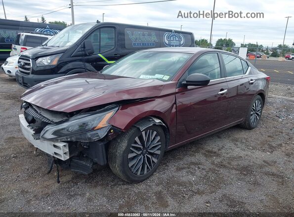 1N4BL4DVXRN336015 2024 NISSAN ALTIMA Темно-бордовый Передняя левая четверть