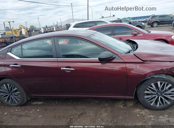 1N4BL4DVXRN336015 2024 NISSAN ALTIMA Темно-бордовый Вид задней части салона