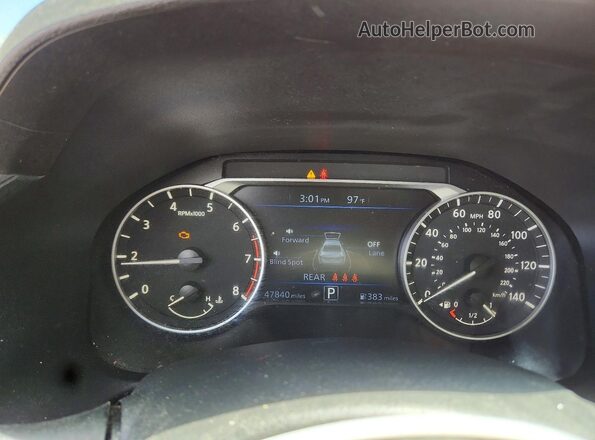 1N4BL4DVXRN398577 2024 NISSAN ALTIMA Красный Вид щитка приборов