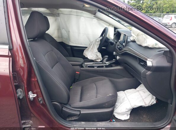 1N4BL4DVXRN419346 2024 NISSAN ALTIMA Purple Widok wnętrza z przodu