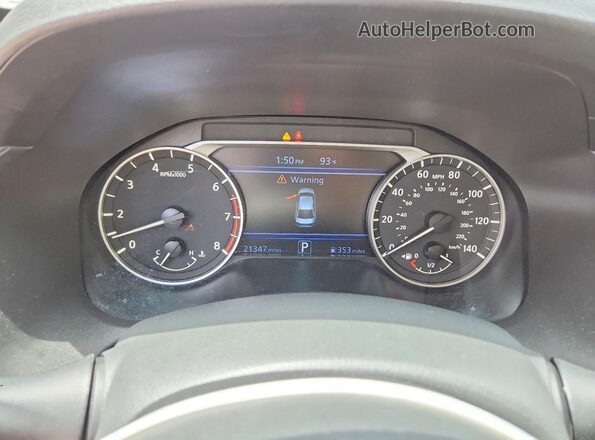 1N4BL4DVXSN300296 2025 NISSAN ALTIMA Black Вид щитка приладів