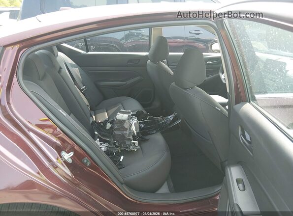 1N4BL4DVXSN324341 2025 NISSAN ALTIMA Burgundy Widok naklejki z numerem VIN