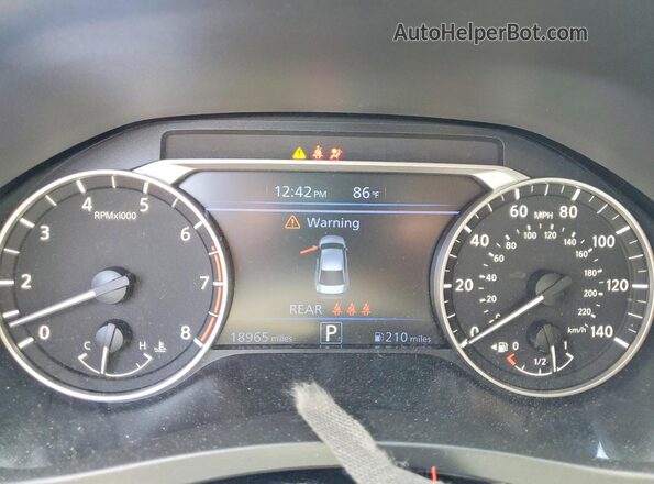 1N4BL4DVXSN349420 2025 NISSAN ALTIMA Gray Widok zestawu wskaźników