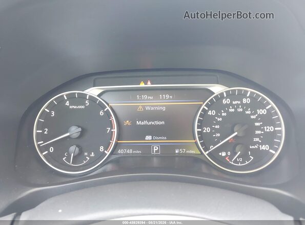 1N4BL4DVXSN366346 2025 NISSAN ALTIMA Blue უკანა სავარძლების ხედი