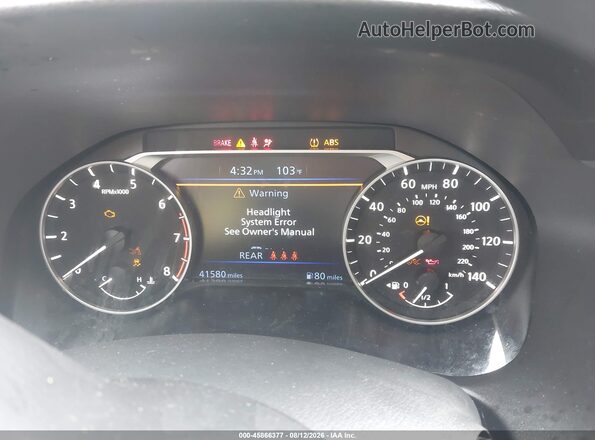 1N4BL4DVXSN371885 2025 NISSAN ALTIMA Silver Вид задніх сидінь