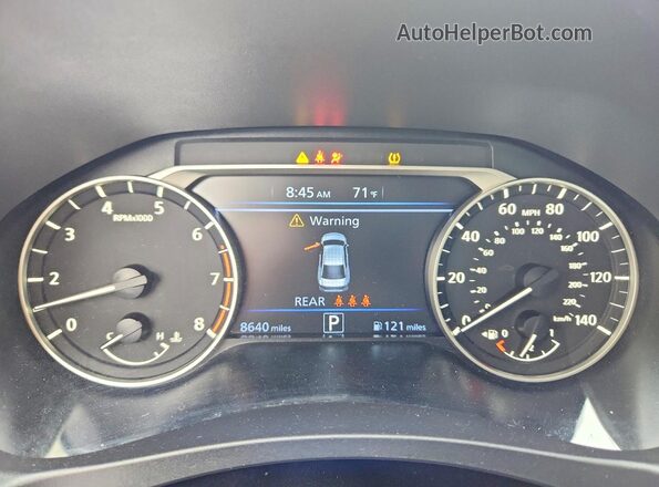 1N4BL4DVXSN431597 2025 NISSAN ALTIMA Gray ხელსაწყოთა პანელის ხედი