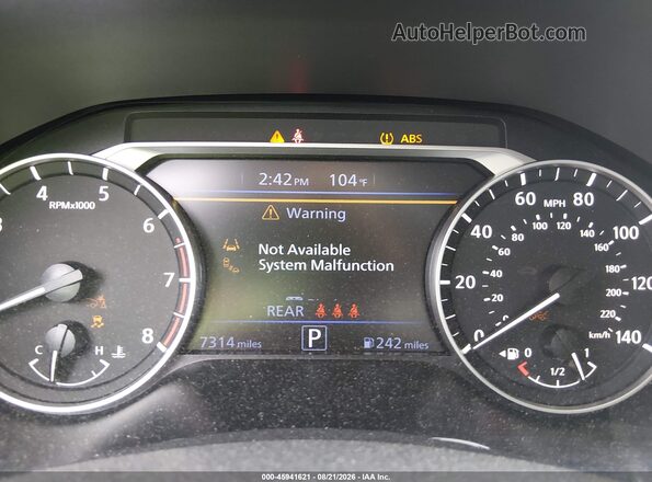 1N4BL4DVXTN330089 2026 NISSAN ALTIMA Black Widok tylnych siedzeń