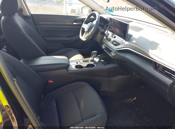 1N4BL4DW0SN377221 2025 NISSAN ALTIMA Черный Вид салона спереди