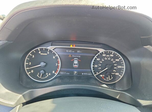1N4BL4DW1KN304875 2019 NISSAN ALTIMA Black Вид щитка приладів