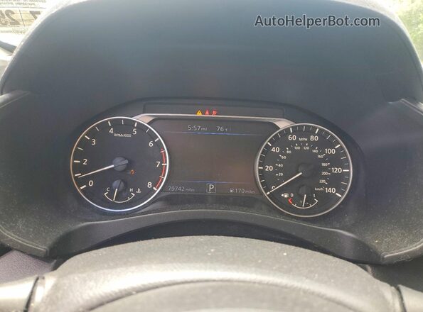 1N4BL4DW1LC181009 2020 NISSAN ALTIMA Black Widok zestawu wskaźników
