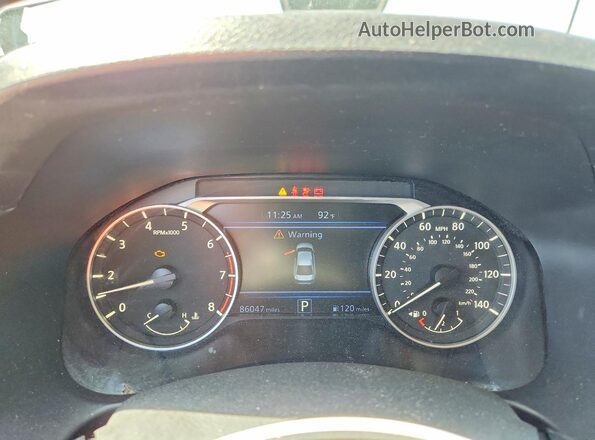 1N4BL4DW2MN316200 2021 NISSAN ALTIMA Silver ხელსაწყოთა პანელის ხედი