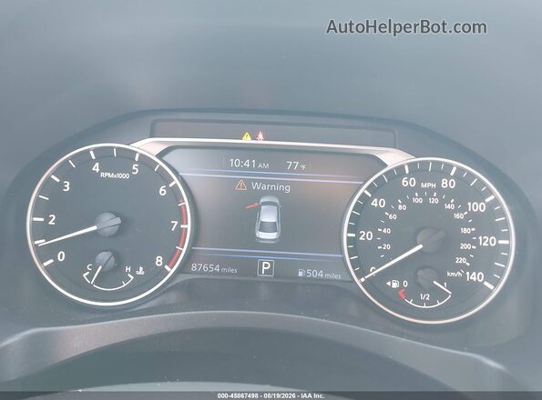1N4BL4DW2MN416040 2021 NISSAN ALTIMA Black Вид задніх сидінь