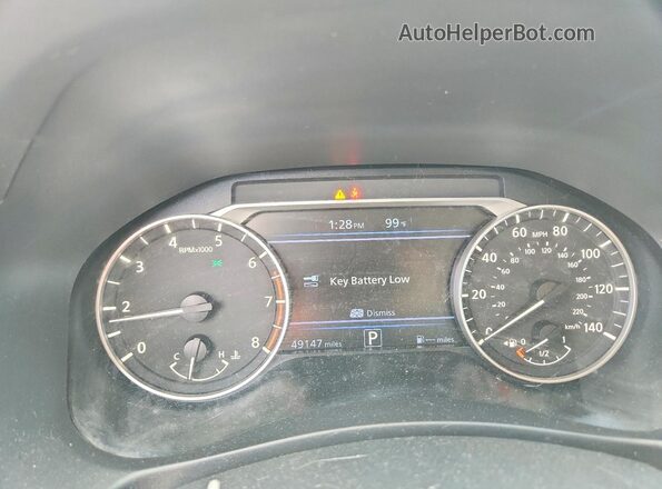 1N4BL4DW2NN352647 2022 NISSAN ALTIMA White Սարքավորումների վահանակի տեսք