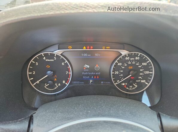 1N4BL4DW2PN423364 2023 NISSAN ALTIMA Серый Вид щитка приборов