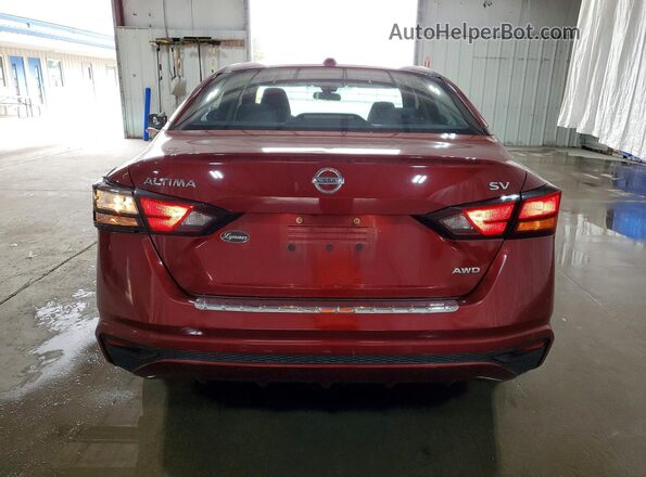 1N4BL4DW3MN365258 2021 NISSAN ALTIMA Burgundy უკანა ხედი