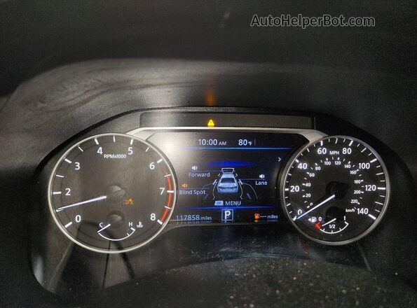 1N4BL4DW3MN397613 2021 NISSAN ALTIMA Gray Instrument cluster view