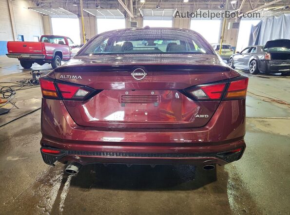 1N4BL4DW3SN377939 2025 NISSAN ALTIMA Burgundy Vista interior delantera