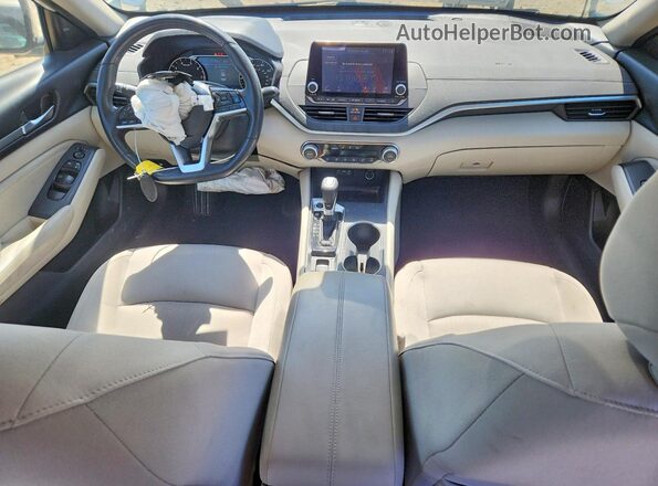 1N4BL4DW4KC193511 2019 NISSAN ALTIMA Белый Вид панели приборов
