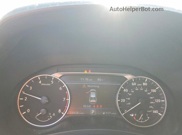 1N4BL4DW4SN324909 2025 NISSAN ALTIMA Gray Vista del cuadro de instrumentos