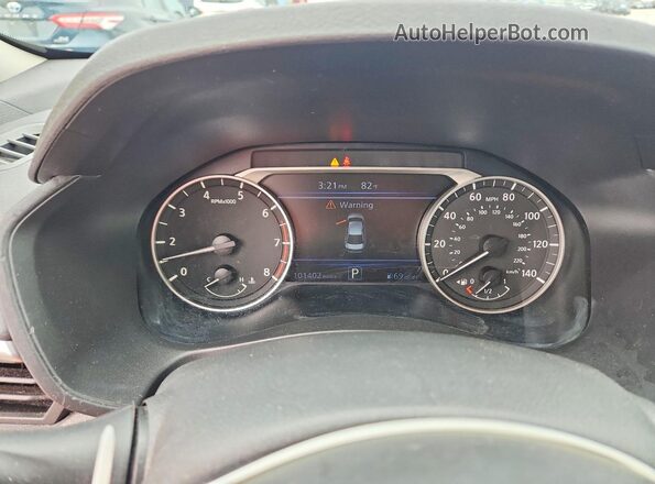 1N4BL4DW5LC177352 2020 NISSAN ALTIMA Red ხელსაწყოთა პანელის ხედი