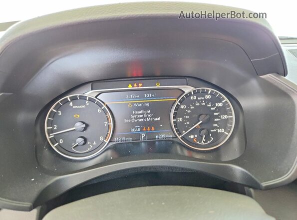 1N4BL4DW6TN306414 2026 NISSAN ALTIMA White Սարքավորումների վահանակի տեսք