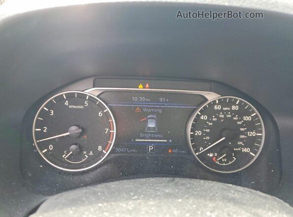 1N4BL4DW7MN312076 2021 NISSAN ALTIMA Black Вид щитка приладів