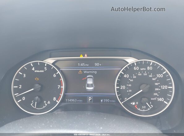 1N4BL4DW8MN316301 2021 NISSAN ALTIMA Gray Widok tylnych siedzeń
