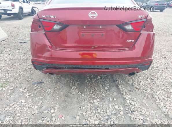 1N4BL4DWXKC134284 2019 NISSAN ALTIMA Red წინა ხედი