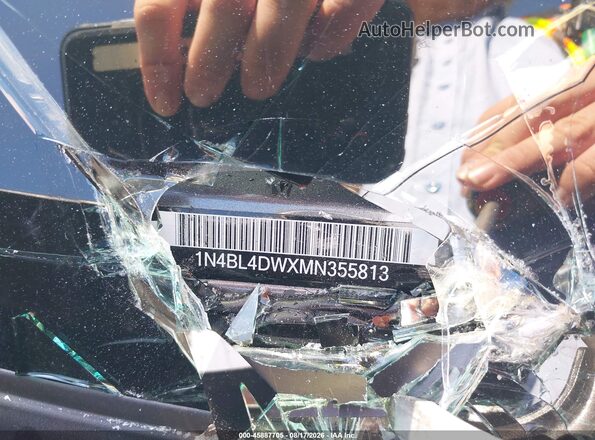 1N4BL4DWXMN355813 2021 NISSAN ALTIMA Gray Engine compartment view