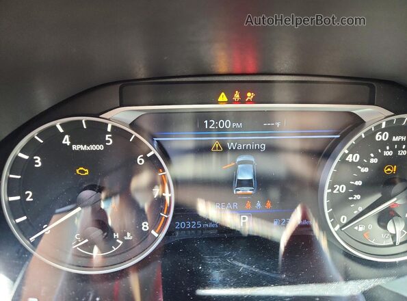 1N4BL4DWXRN348366 2024 NISSAN ALTIMA Black Widok zestawu wskaźników