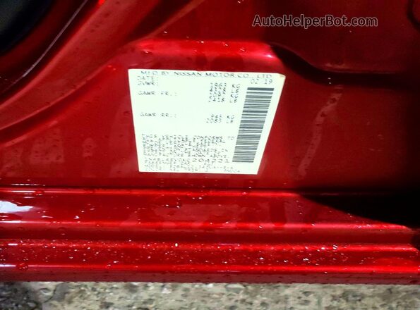 1N4BL4EV0KC204221 2019 NISSAN ALTIMA Red Vista del compartimento del motor