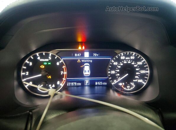 1N4BL4EV0KC204221 2019 NISSAN ALTIMA Red Vista del cuadro de instrumentos