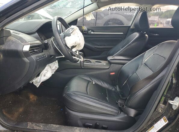 1N4BL4EV0KC237302 2019 NISSAN ALTIMA Black Widok wnętrza z przodu