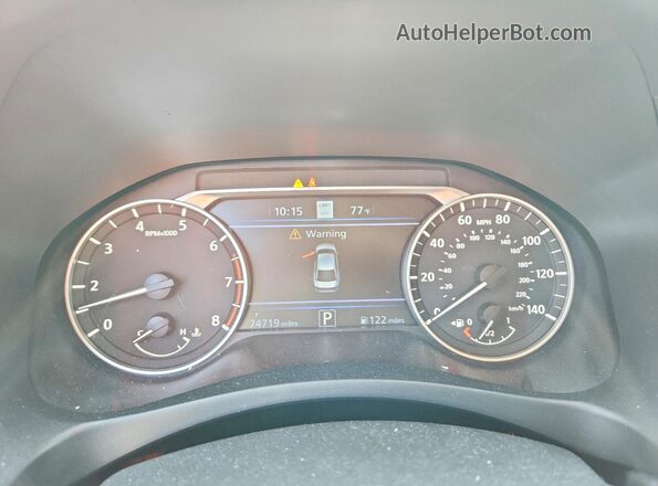 1N4BL4EV0LC163350 2020 NISSAN ALTIMA Black Вид щитка приладів