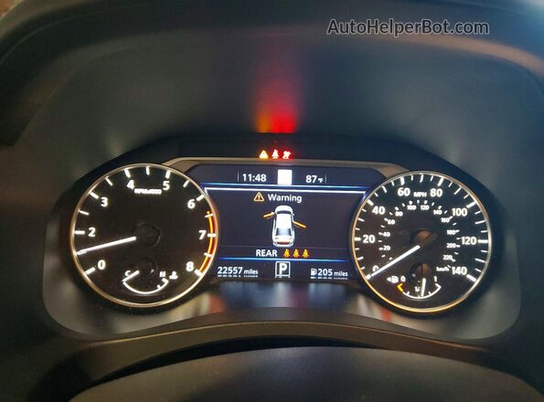 1N4BL4EV0PN413583 2023 NISSAN ALTIMA Burgundy Vista del cuadro de instrumentos
