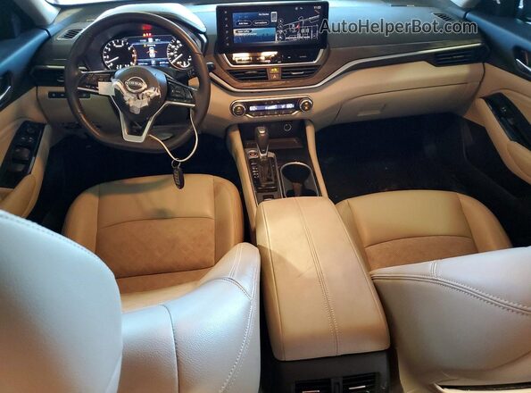 1N4BL4EV0PN413583 2023 NISSAN ALTIMA Burgundy Vista del salpicadero